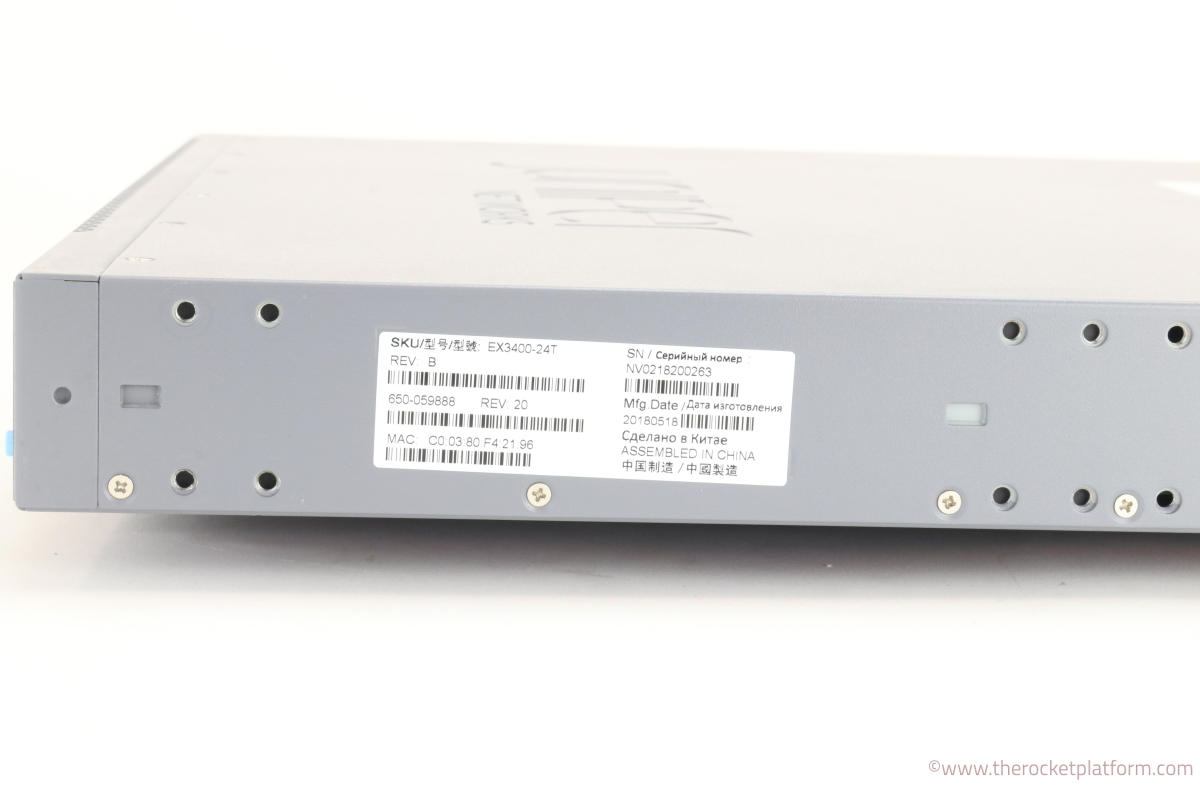 EX3400-24T - Juniper EX3400-24T Network Switch Barebones Chassis Assembly