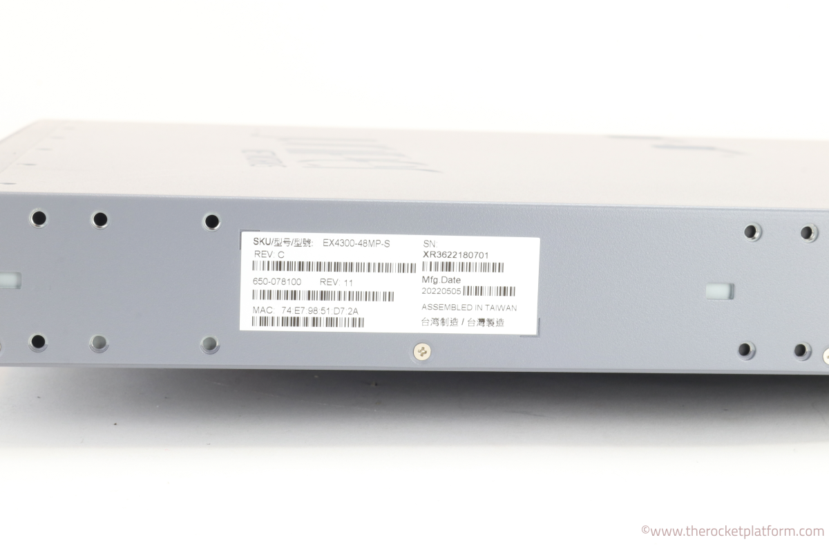 EX4300-48MP - Juniper EX4300-48MP Network Switch Barebones Chassis Assembly