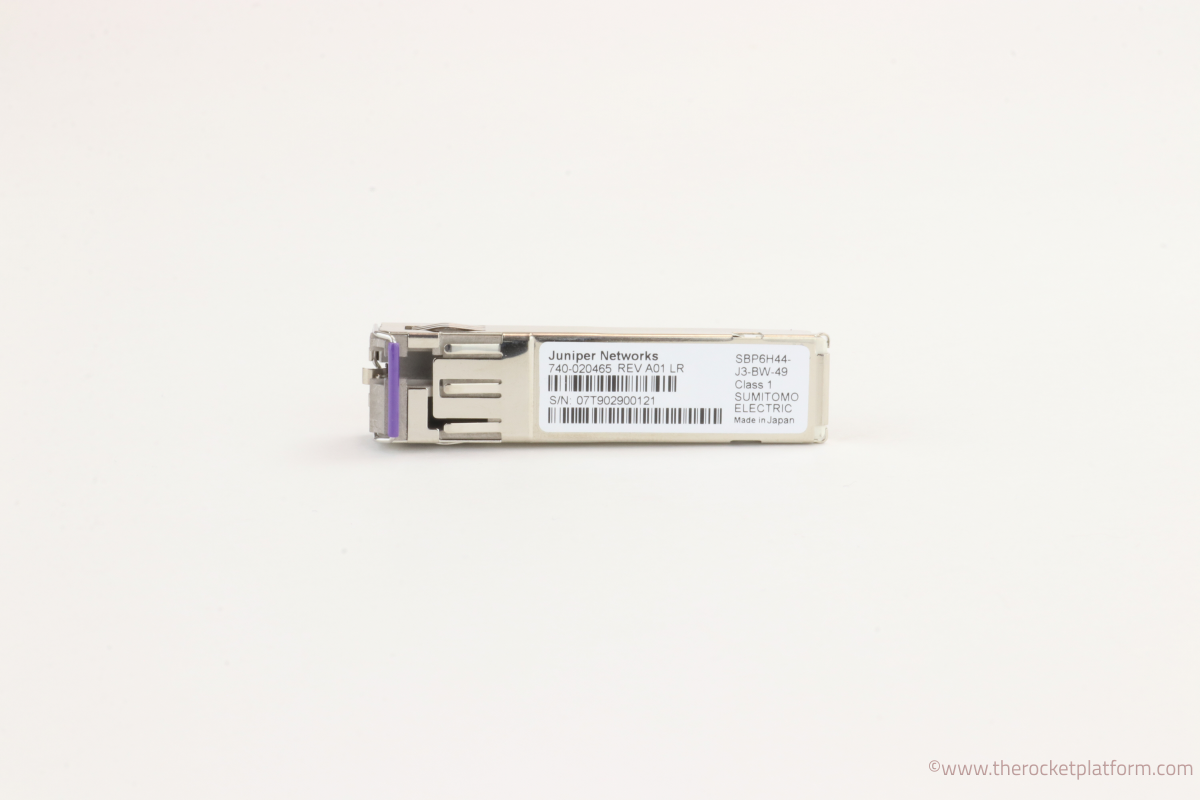 740-020465 - Juniper SFP 1000Base-BX Gigabit Ethernet Optics 1490/1310nm for 10km