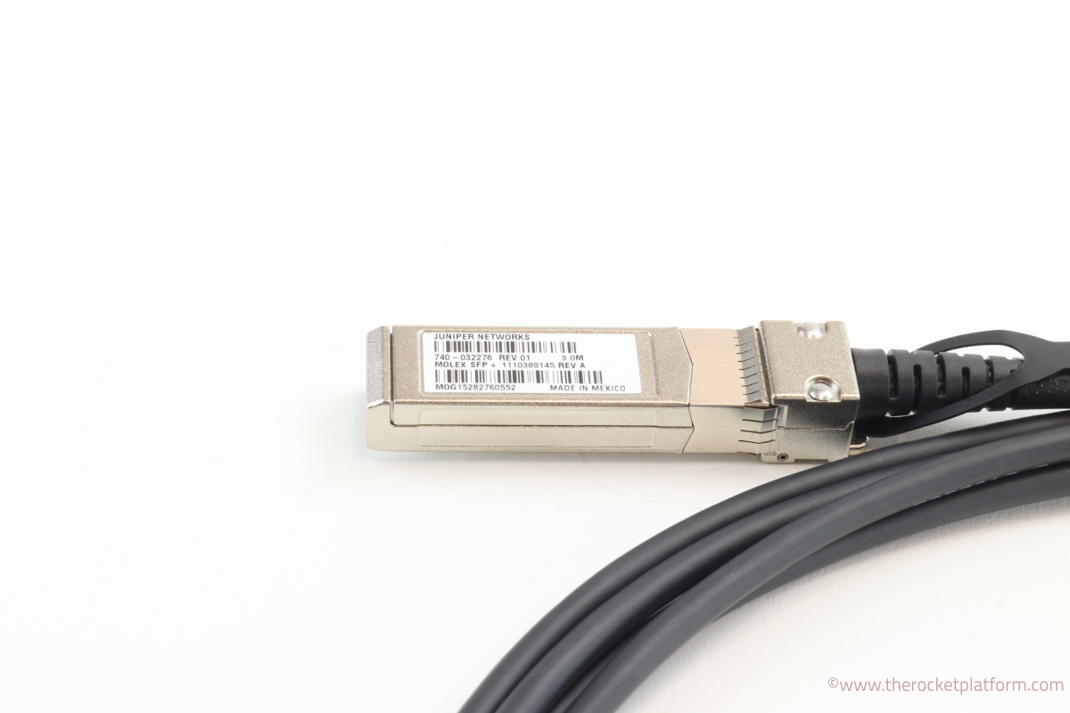 QFX-SFP-DAC-3MA - Juniper SFP+ 10 Gigabit Ethernet DAC Cable Active 3 Meter