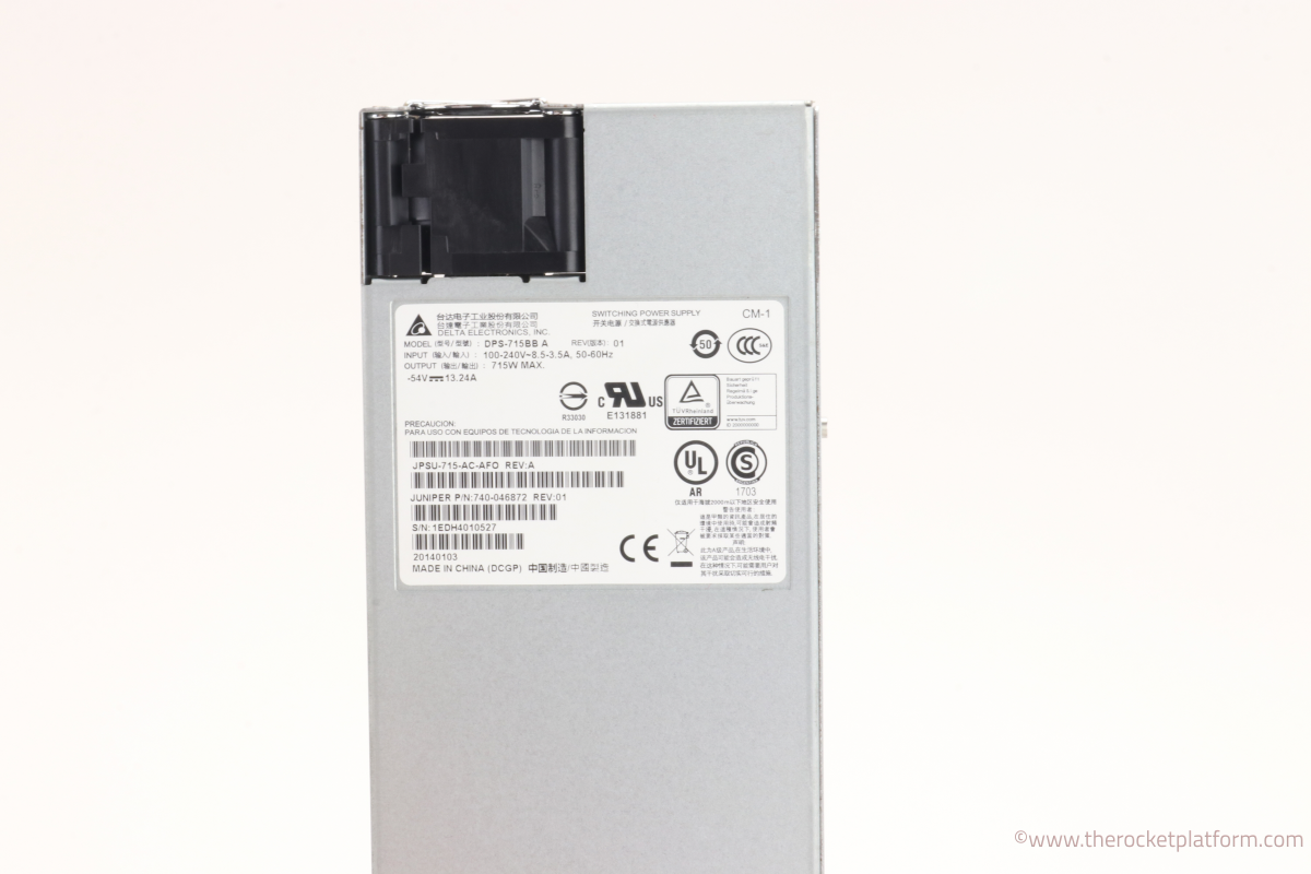 JPSU-715-AC-AFO-A - Juniper EX4300 715 Watt AC Power Supply Assembly AFO