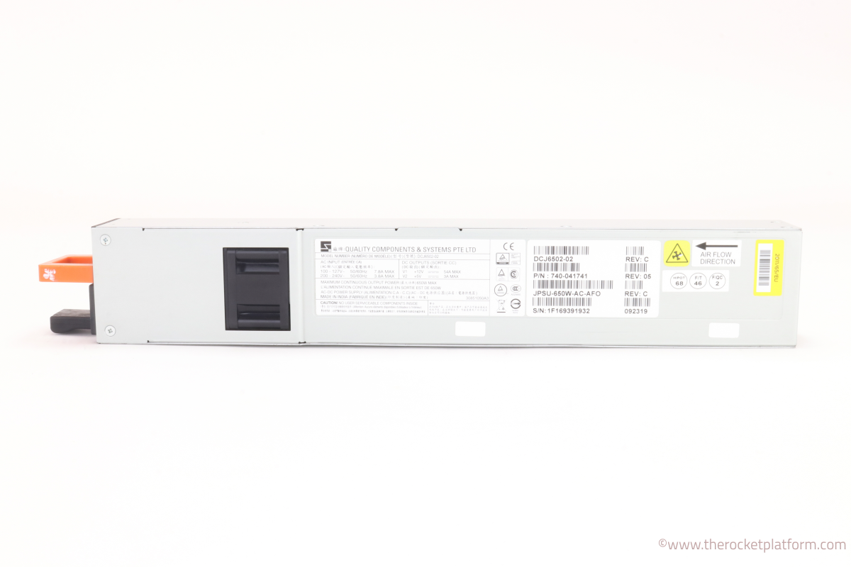 JPSU-650W-AC-AO - Juniper EX4550/EX4600/EX4650 650 Watt AC Power Supply Assembly AFO