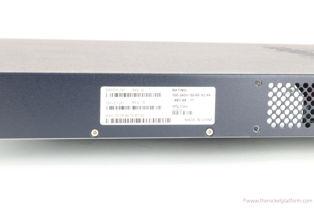 750-021261 - Juniper EX3200-24T Network Switch Barebones Chassis Assembly