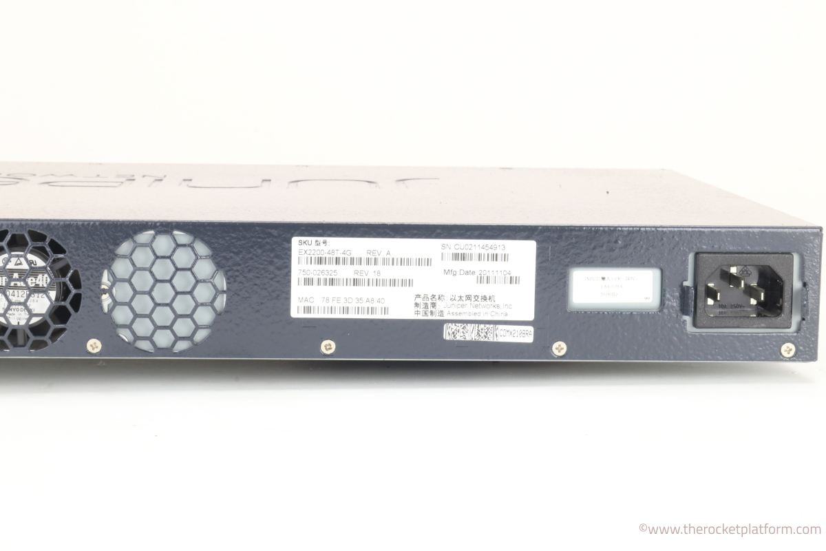 750-026325 - Juniper EX2200-48T-4G Network Switch Assembly