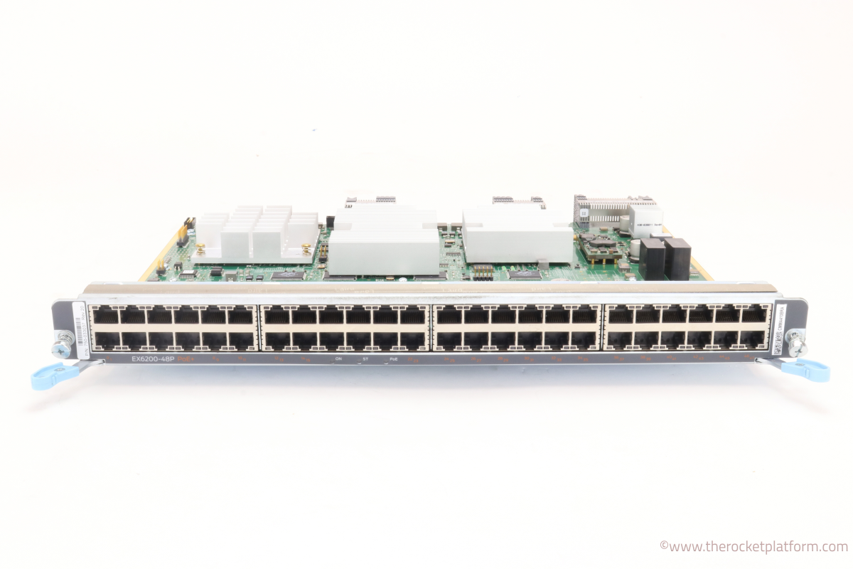 EX6200-48P - Juniper EX6210 48-port 10/100/1000BASE-T PoE+ Line Card