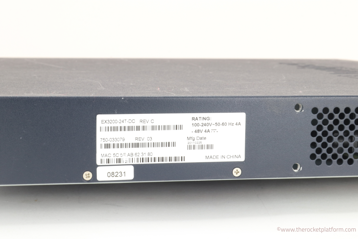 750-033079 - Juniper EX3200-24T-DC Network Switch Barebones Chassis Assembly