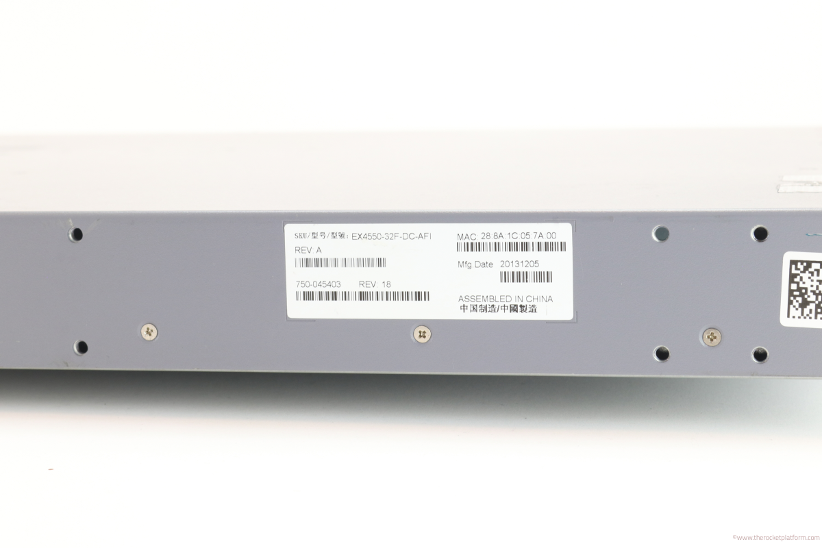750-045403 - Juniper EX4550-32F-DC-AFI Network Switch Full Unit Assembly