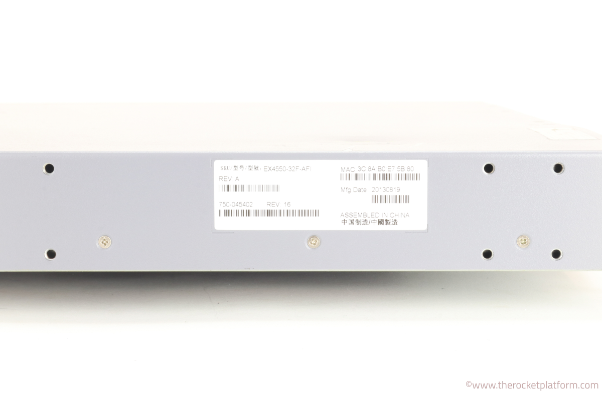 750-045405 - Juniper EX4550-32T-AFI Network Switch Full Unit Assembly