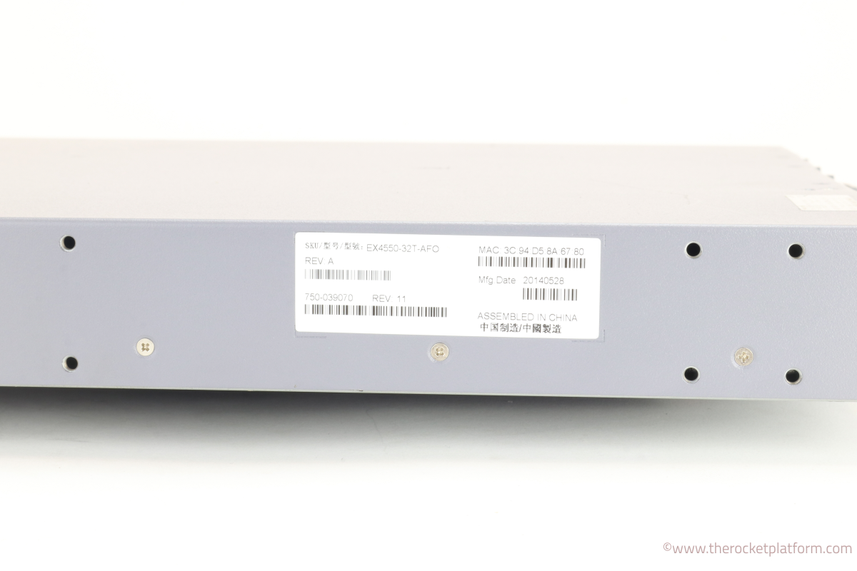 750-039070 - Juniper EX4550-32T-AFO Network Switch Full Unit Assembly