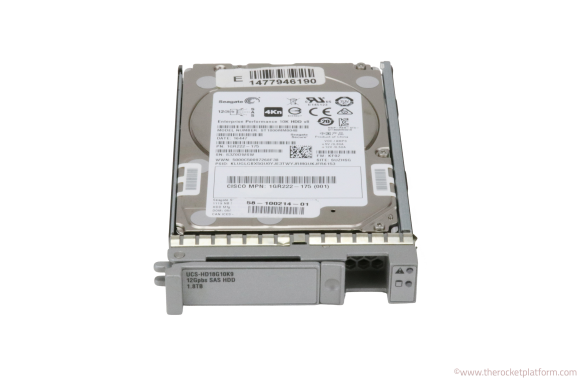 Cisco UCS Hard Drive 1.8TB 10K RPM SFF SED 12Gb SAS Interface