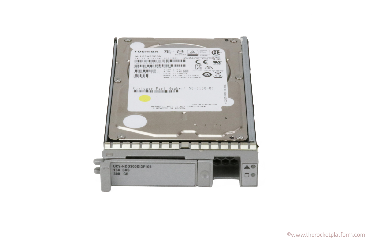 Cisco UCS Hard Drive 300GB 15K RPM SFF 6Gb SAS Interface