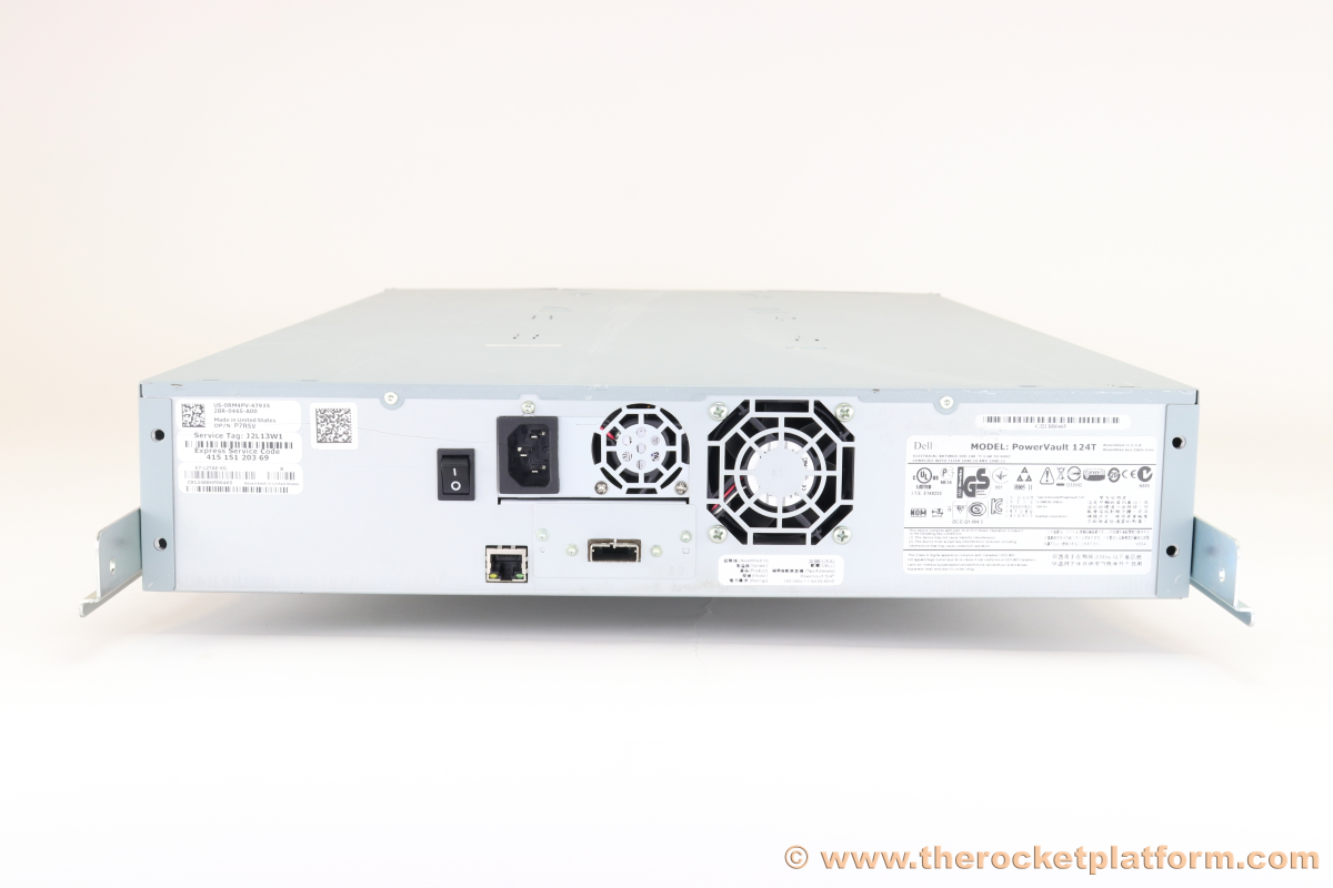 F299D - Dell PowerVault 124T Tape Library with LTO-6 SAS